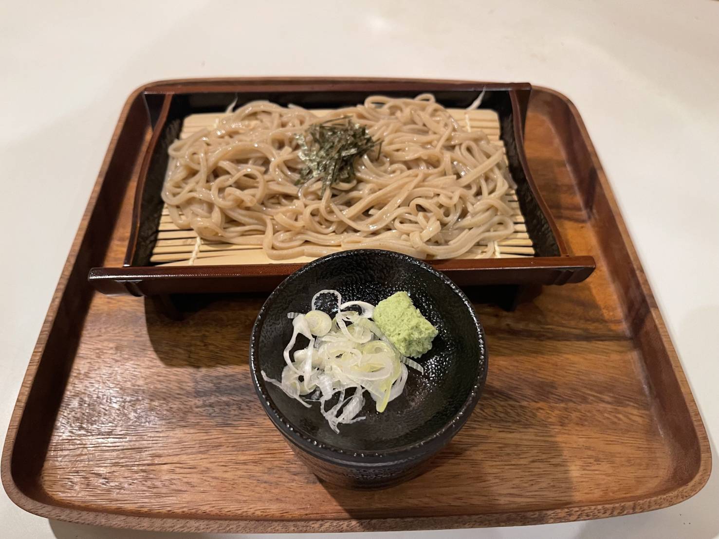 （温かいお蕎麦も出来ます。）